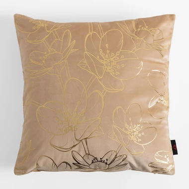 Béžový povlak na polštář CASILA 45x45 cm