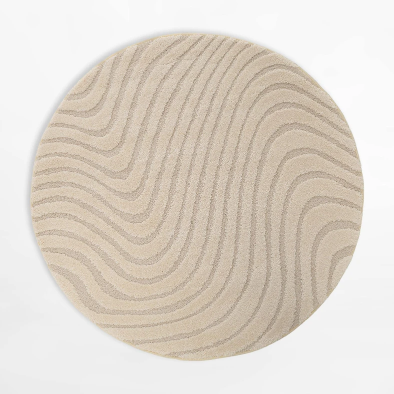 Moderní krémový koberec INSPIRATION 120 cm