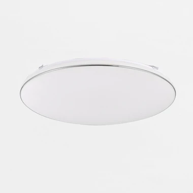 Kruhové stropní LED svítidlo 50W chromované OMAR 53 cm