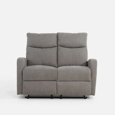 Dvoumístná pohovka s relaxační funkcí GLAMDI šedá