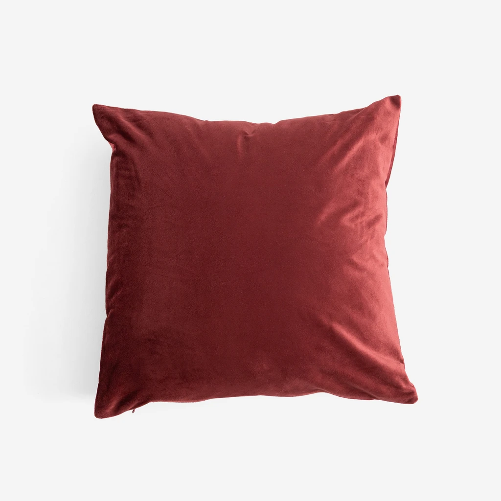 Vánoční povlak na polštář s medvědem červený CALIN 45x45 cm