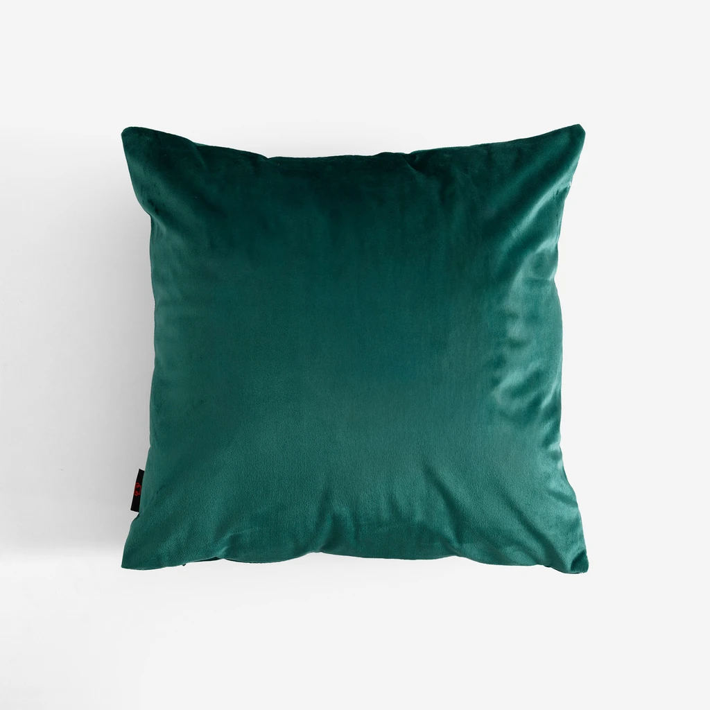 Vánoční tmavě zelený povlak na polštář GIFT 45x45 cm