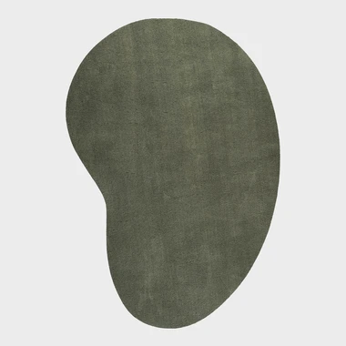 Tmavě zelený koberec PULY BEANS 160x230 cm