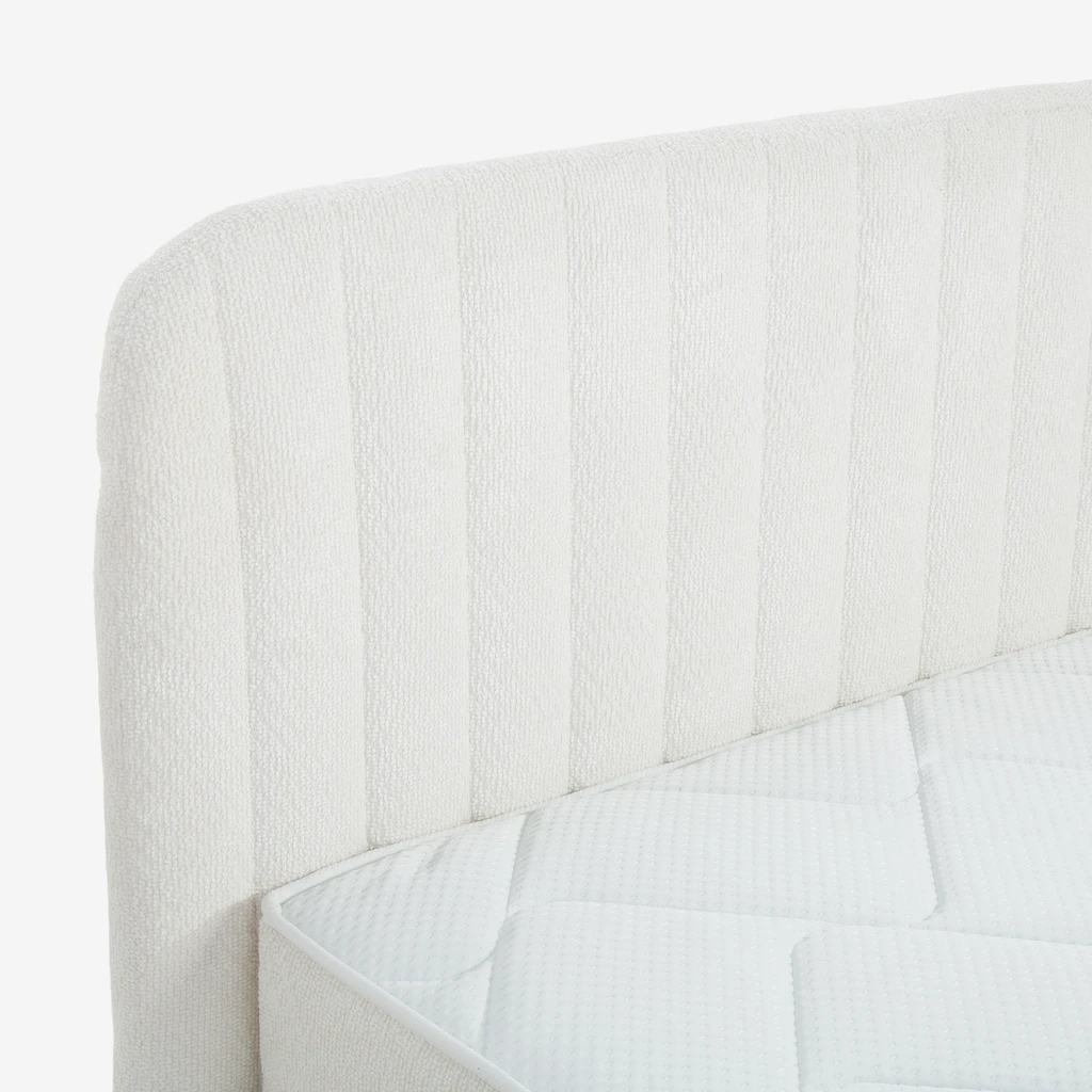 Postel boxspring VALO bílá 140x200