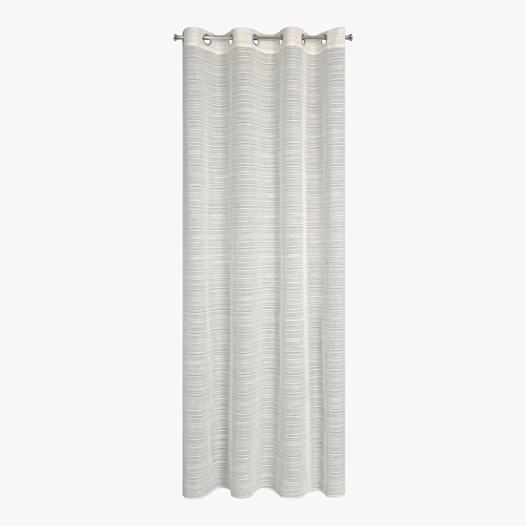 Beżowa firana w stylu retro