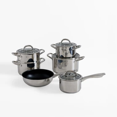Sada hrnců a pánví na plyn a indukci GRANDE 10 dílů