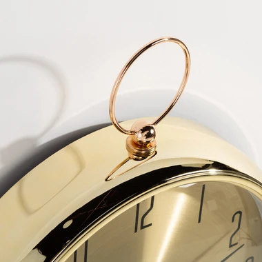 Zlaté nástěnné hodiny 35 cm