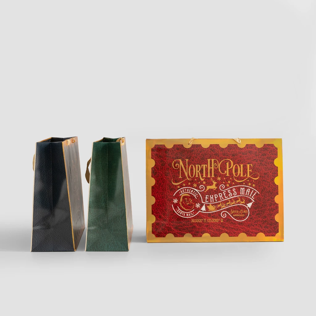Dárková taška Vánoční expres 30 cm MIX
