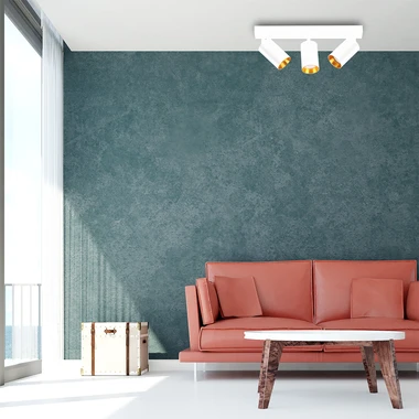 Bílo-zlatá 3bodová světelná lišta MARIBEL III