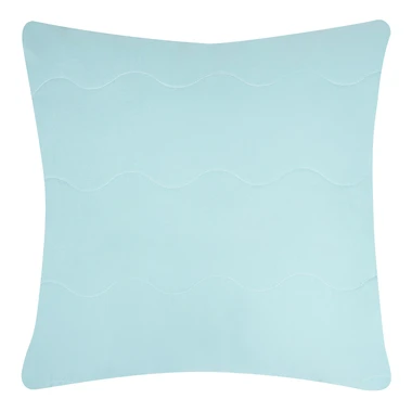 Oboustranný šedo-mentolový polštář DUALO 70x80 cm