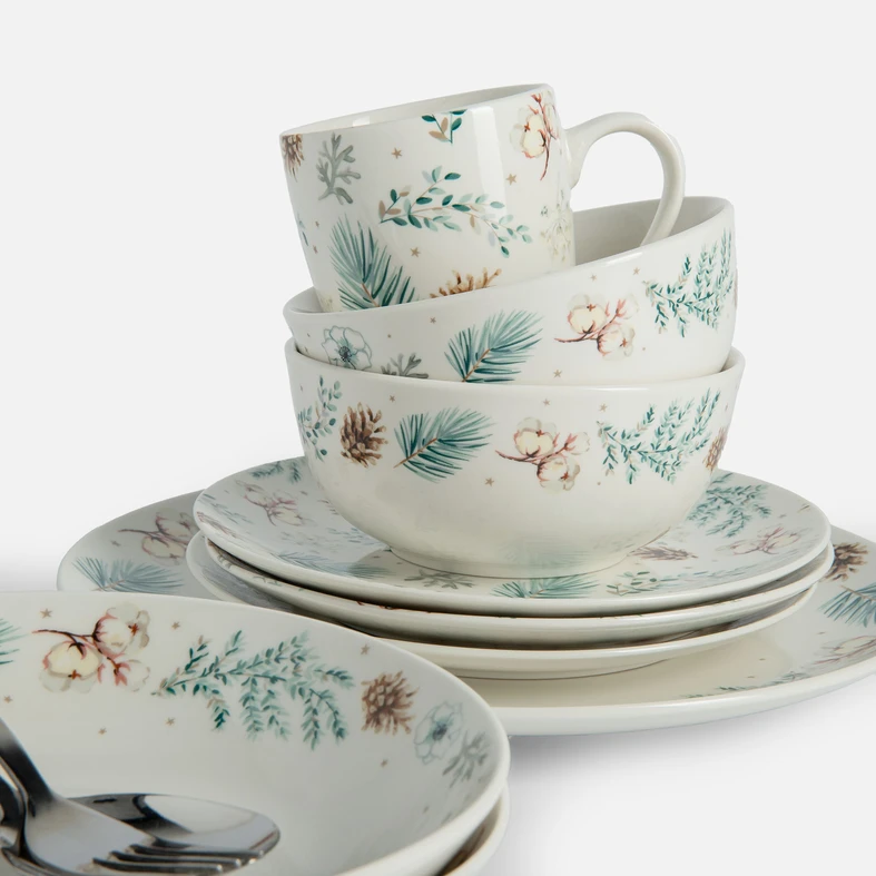 Hluboký vánoční motiv talíř CONE 610 ml