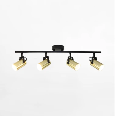 Černo-zlatá čtyřbodová světelná lišta ORO SIGNA