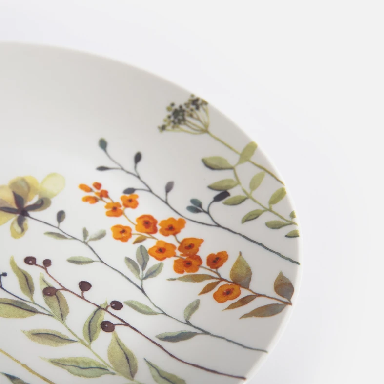 Porcelánový dezertní talíř jarní květiny 20 cm