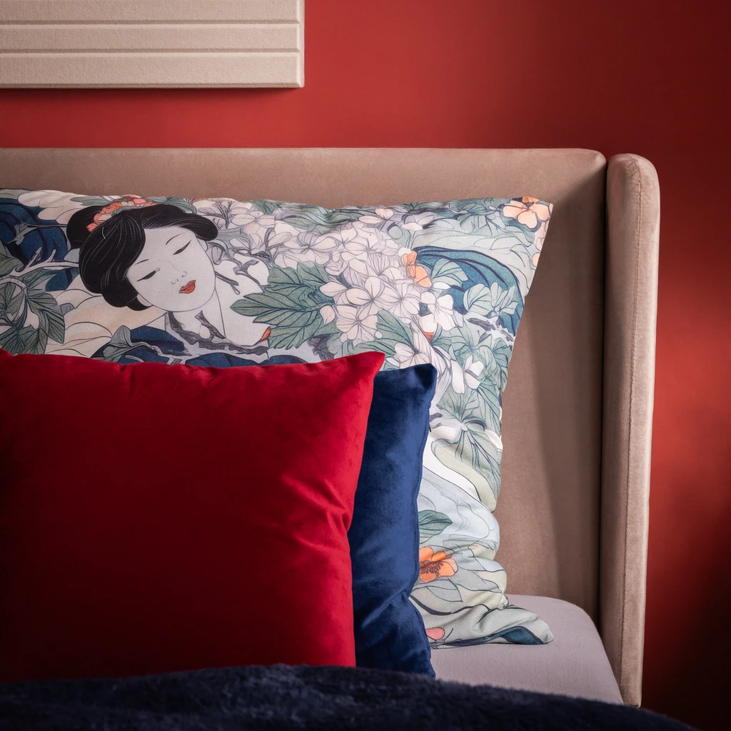 Łóżko ze stelażem beżowe KEQUN 160x200 cm Łóżko dwuosobowe KEQUN w beżowym kolorze.