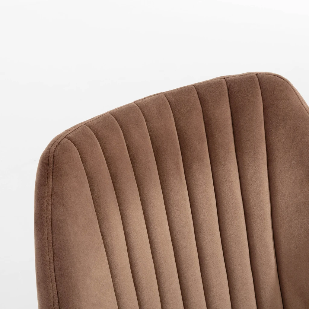 Hnědá čalouněná židle SIENNE