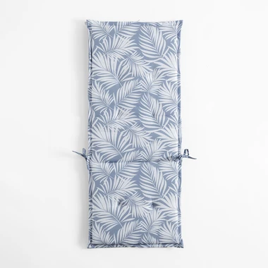 Šedý polstr na židli SAMBA 50x118 cm