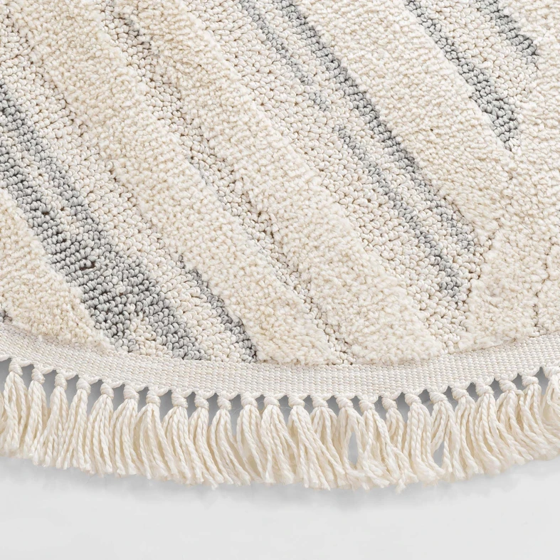 Koberec boho kulatý geometrický NINA, 120 cm