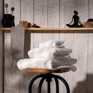 Froté ručník ecru BOVI 30x50 cm