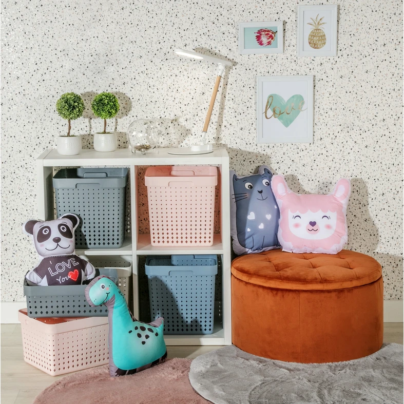 SEOUL S růžový košík