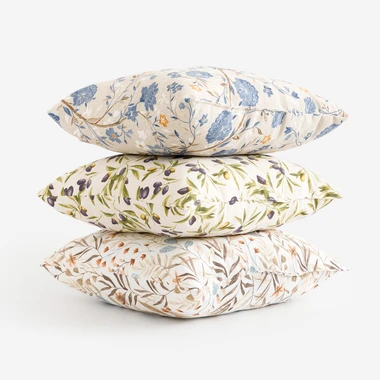 Dekorační polštář s květy DALIA 45x45 cm