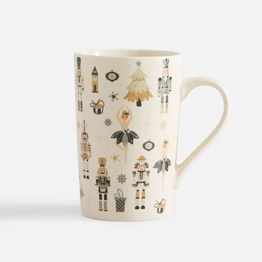 Vánoční porcelánový hrnek Louskáček 385 ml