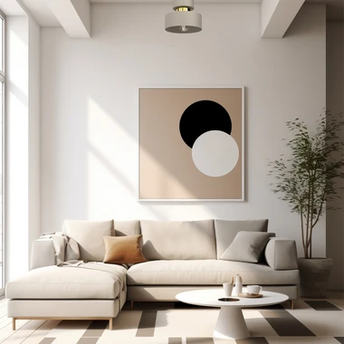 Stropní svítidlo MARTI I béžovo-zlatá.