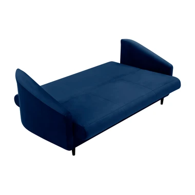 Námořnická modrá velurová pohovka MILTON