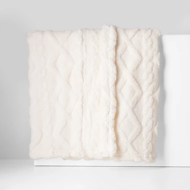 Krémová deka NORDIC 150x200 cm