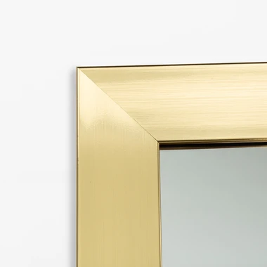 Zrcadlo ve zlatém rámu SLIM 67,5x177,5 cm