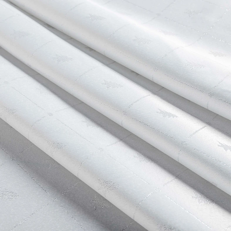 Ubrus glamour motiv stromečků bílý LUMINE 140x200 cm