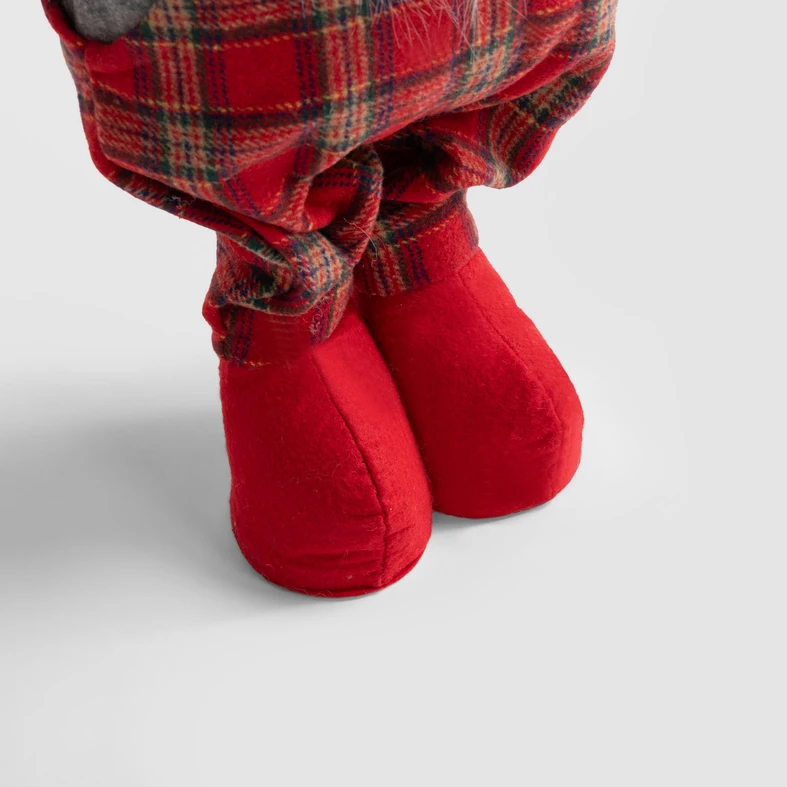 Dekorace skřítek červený 80 cm