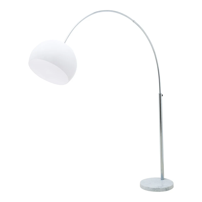 Oblouková stojací lampa do obývacího pokoje VISION