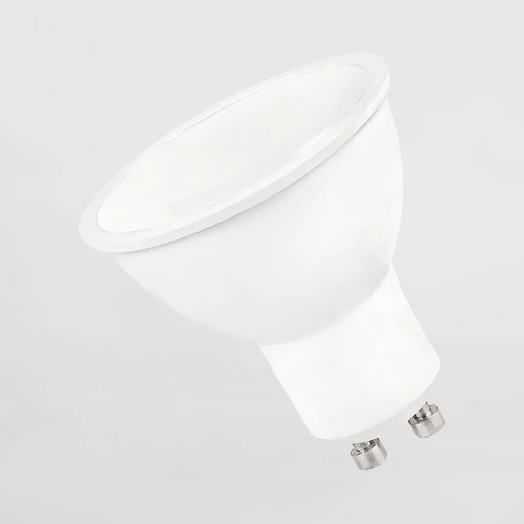 Żarówka SPECTRUM LED GU10 o neutralnej barwie i mocy 10W.