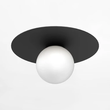 Stropní svítidlo FLAT černé