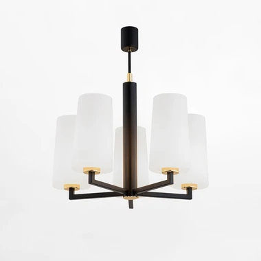 Černé závěsné svítidlo CAMELOT PLUS