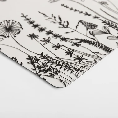 Černé prostírání LOUKA 43,5x28 cm