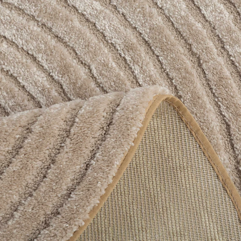 Koberec geometrický béžový INSPIRATION 120 cm