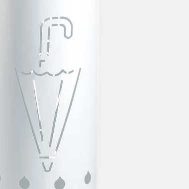 Stojan na deštníky bílý