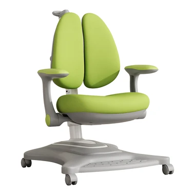 Rostoucí kancelářská židle s podnoží zelená RYTHMUSE
