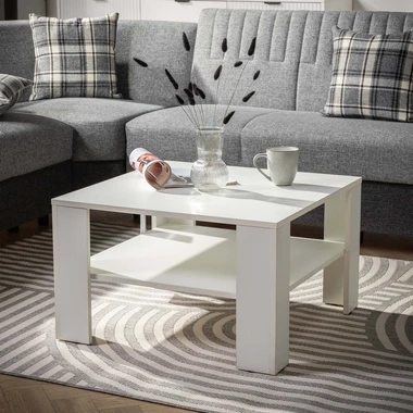 Bílý konferenční stolek GALA