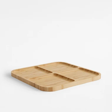 Bambusové servírovací prkénko 29,5x29,5 cm