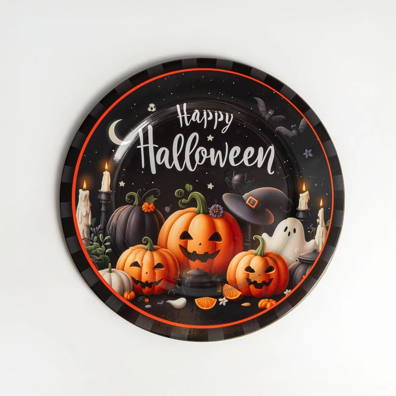 Halloweenský podtalíř 33 cm MIX
