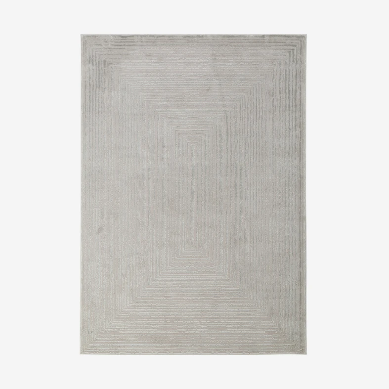 Koberec s abstraktním vzorem BUTIQUE béžovo-šedý 120x170 cm