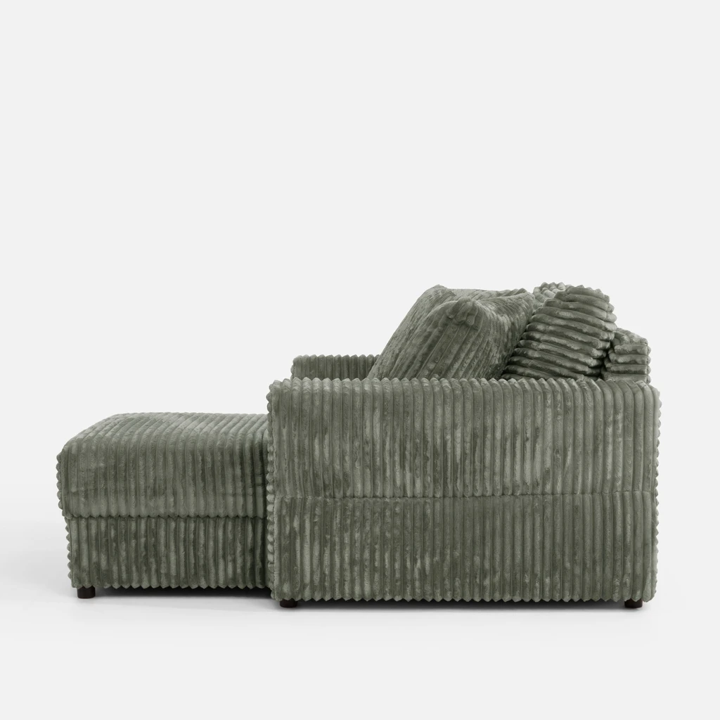 Křeslo loveseat zelené NOEMI