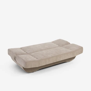 Béžová rozkládací pohovka DELTA