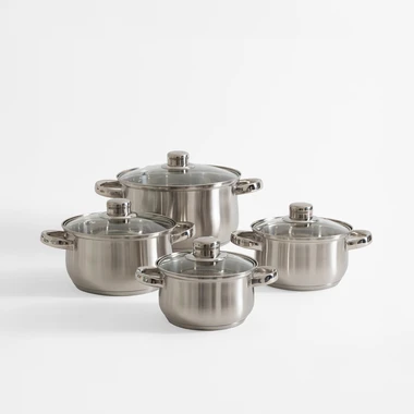 Sada 4 hrnců na indukci a plyn BELLA