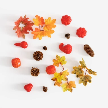 Dekorace PODZIMNÍ LISTÍ MIX