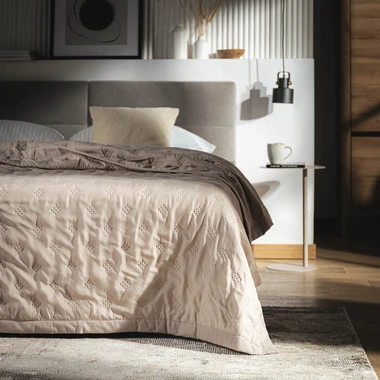 Béžový přehoz CLOUD 180x200 cm