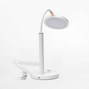 Bílá LED stolní lampa PDL806