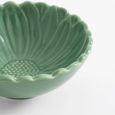 Zelená květinová miska 180 ml